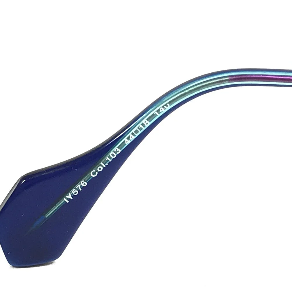 Iyoko-Inyake Eyeglasses Frames IY576 Col.103 Purple Pink Rectangular 44-18-140